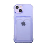 iPhone 14 Plus Cover Kortholder Stødsikker Lilla