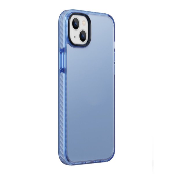 iPhone 14 Plus Cover Stødabsorberende TPU Blå