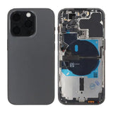 iPhone 14 Pro Bagside med Komplet Ramme OEM - Grafit
