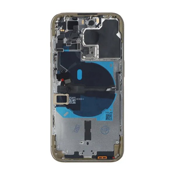 iPhone 14 Pro Bagside med Komplet Ramme OEM - Guld