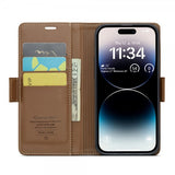 CaseMe iPhone 14 Pro Cover 023 Series Brun