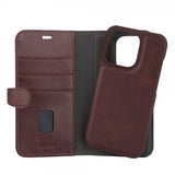 Buffalo iPhone 14 Pro Fodral 2-i-1 Detachable Wallet Brun