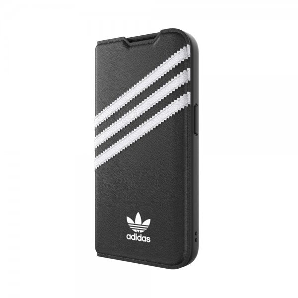 Adidas iPhone 14 Pro Cover 3 Stripes Booklet Case Sort Hvid
