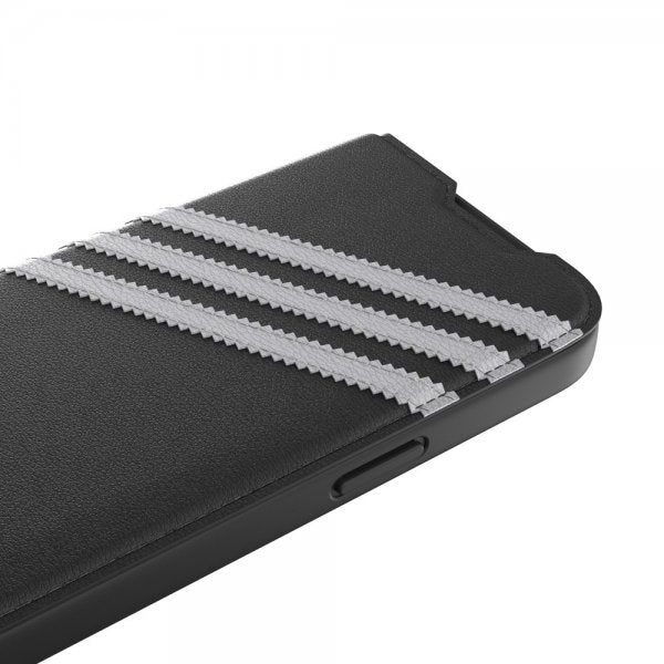 Adidas iPhone 14 Pro Cover 3 Stripes Booklet Case Sort Hvid