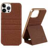 X-Level iPhone 14 Pro Cover Journey Series Brun