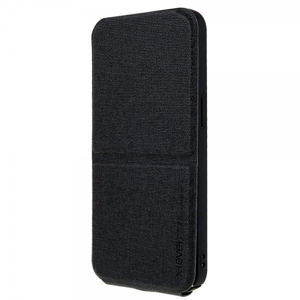 X-Level iPhone 14 Pro Etui Journey Series Sort