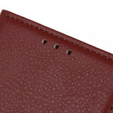 iPhone 14 Pro Cover Litchi Brun
