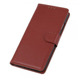 iPhone 14 Pro Cover Litchi Brun