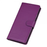 iPhone 14 Pro Cover Litchi Lilla