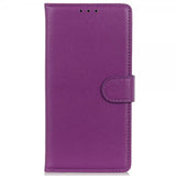 iPhone 14 Pro Cover Litchi Lilla