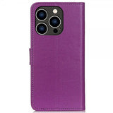 iPhone 14 Pro Cover Litchi Lilla