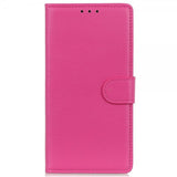 iPhone 14 Pro Cover Litchi Magenta