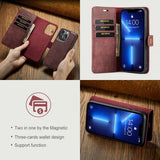 Dg.Ming iPhone 14 Pro Etui Aftageligt Cover Rød