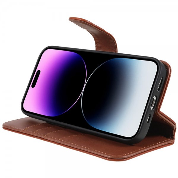Nordic Covers iPhone 14 Pro Cover MagLeather Maple Brown