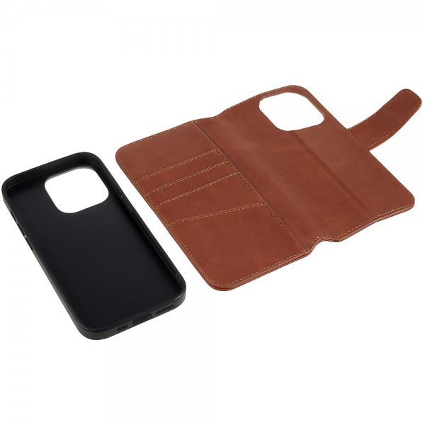 Nordic Covers iPhone 14 Pro Cover MagLeather Maple Brown