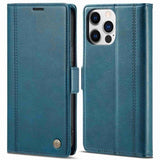 Lc.Imeeke iPhone 14 Pro Cover med Kortlomme Blå