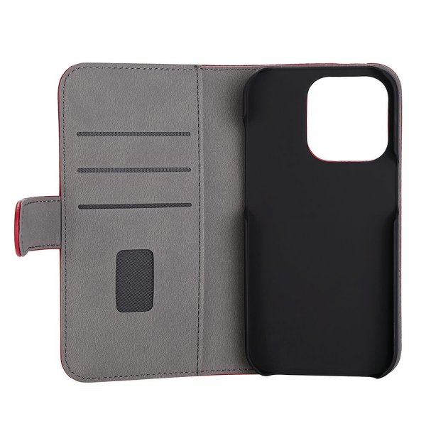 Gear iPhone 14 Pro Etui med Kortlomme Rød