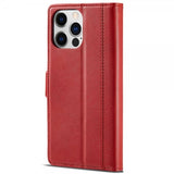 Lc.Imeeke iPhone 14 Pro Cover med Kortlomme Rød