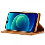 Lc.Imeeke iPhone 14 Pro Cover med Kortlomme Stativfunktion Lysebrun