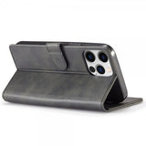 Lc.Imeeke iPhone 14 Pro Cover med Kortlomme og Stativfunktion Sort