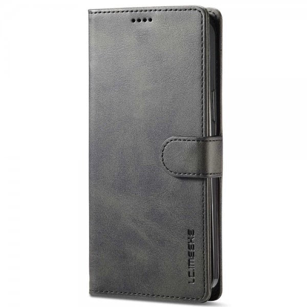 Lc.Imeeke iPhone 14 Pro Cover med Kortlomme og Stativfunktion Sort