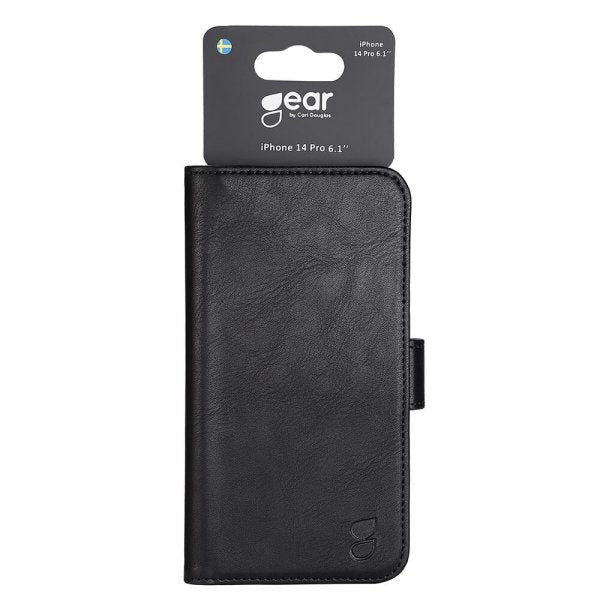 Gear iPhone 14 Pro Cover med Kortlomme Sort