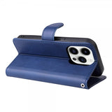 iPhone 14 Pro Cover med aftagelig skal KT Leather Series-3 Blå