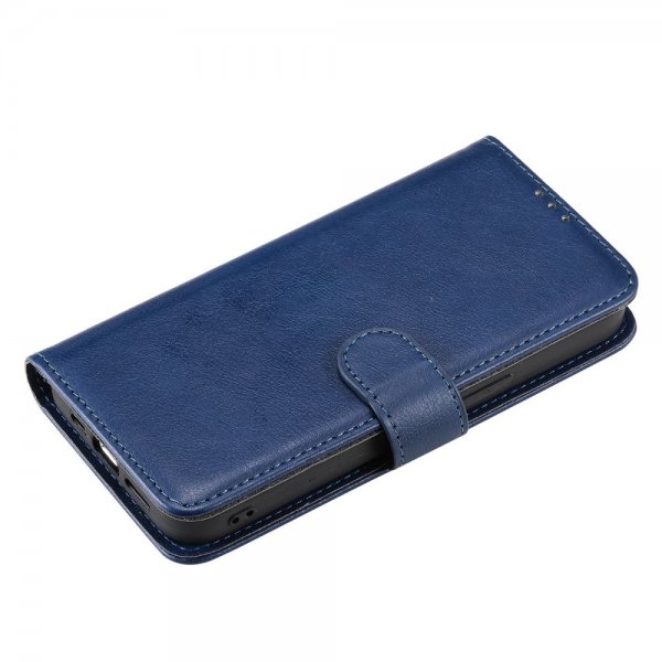 iPhone 14 Pro Cover med aftagelig skal KT Leather Series-3 Blå