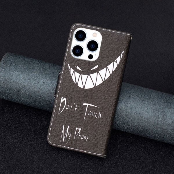 iPhone 14 Pro Cover Motiv Don't Touch My Phone
