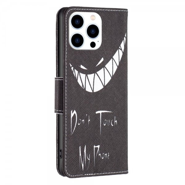 iPhone 14 Pro Cover Motiv Don't Touch My Phone