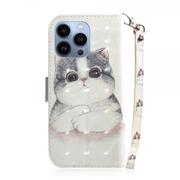 iPhone 14 Pro Cover Motiv Kat og Tomat