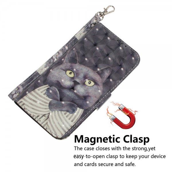 iPhone 14 Pro Cover Motiv Sort Kat