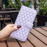 iPhone 14 Pro Cover Rombemønster Lilla