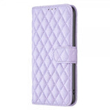 iPhone 14 Pro Cover Rombemønster Lilla