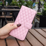 iPhone 14 Pro Cover Diamantmønster Rosa