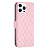 iPhone 14 Pro Cover Diamantmønster Rosa