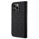 Karl Lagerfeld iPhone 14 Pro Cover Saffiano Monogram Sort