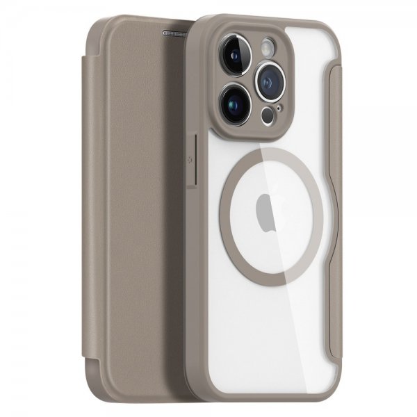 Dux Ducis iPhone 14 Pro Cover Skin X Pro Series MagSafe Khaki