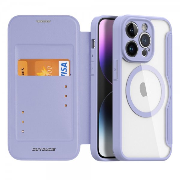 Dux Ducis iPhone 14 Pro Cover Skin X Pro Series MagSafe Lilla
