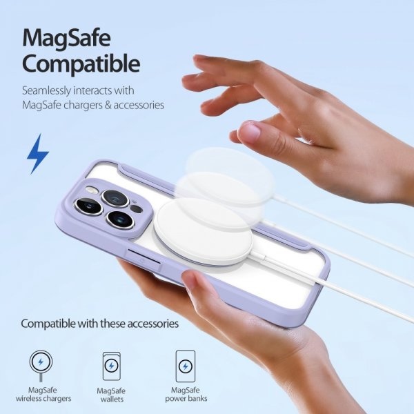 Dux Ducis iPhone 14 Pro Cover Skin X Pro Series MagSafe Lilla