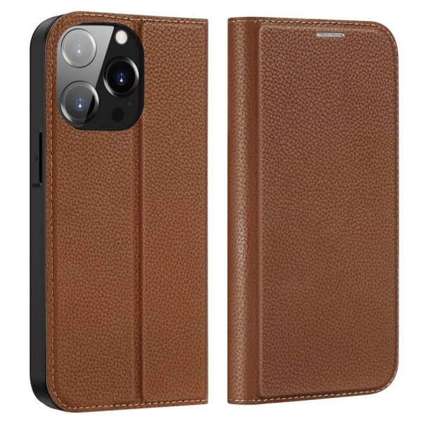 Dux Ducis iPhone 14 Pro Cover Skin X2 Series Brun