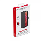 Celly iPhone 14 Pro Cover WALLYMAG Sort