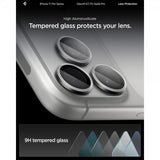 Spigen iPhone 14/15/16/17 Pro & Pro Max Kamerabeskyttelse GLAS.tR EZ Fit Optik Pro 2-pak Grå