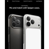 Spigen iPhone 14/15/16/17 Pro & Pro Max Kamerabeskyttelse GLAS.tR EZ Fit Optik Pro 2-pak Grå