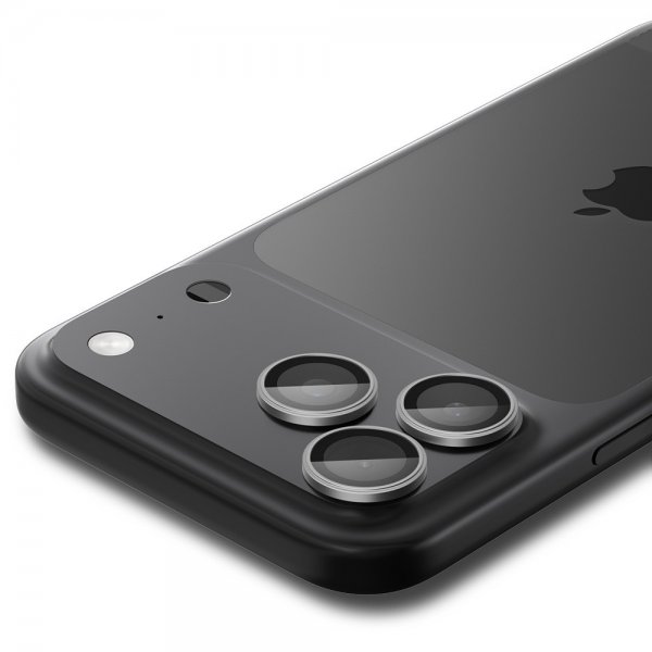 Spigen iPhone 14/15/16/17 Pro & Pro Max Kamerabeskyttelse GLAS.tR EZ Fit Optik Pro 2-pak Grå