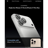 Spigen iPhone 14/15/16/17 Pro & Pro Max Kamerabeskyttelse GLAS.tR EZ Fit Optik Pro 2-pak Grå