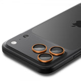 Spigen iPhone 14/15/16/17 Pro & Pro Max Kamerabeskyttelse GLAS.tR EZ Fit Optik Pro 2-pak Orange