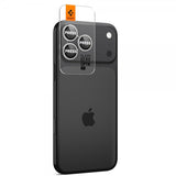 Spigen iPhone 14/15/16/17 Pro & Pro Max Kameralinsebeskytter GLAS.tR EZ Fit Optik Pro 2-pak Sølv