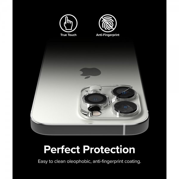 Ringke iPhone 14 Pro/iPhone 14 Pro Max Kamera Beskyttelse Camera Protector Glass 2-pak