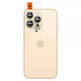 Spigen iPhone 14 Pro/iPhone 14 Pro Max Kamerabeskytter GLAS.tR EZ Fit Optik Pro Guld 2-pak